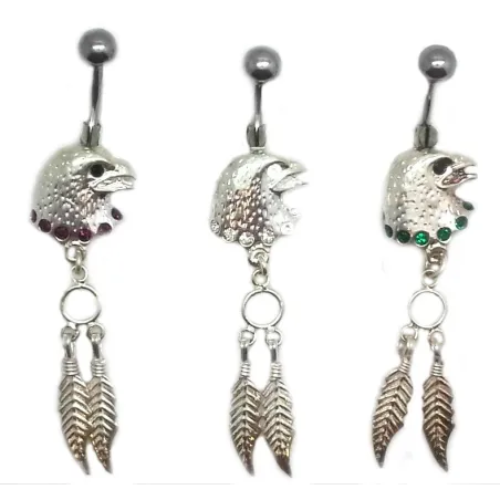 Bauchnabelpiercing Adlerkopf, wirklich toll, bijouxbijoux.ch, billig