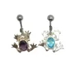 Bauchnabelpiercing geformten Grenouille. bijouxbijoux.ch
