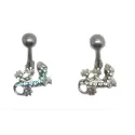 Bauchnabelpiercing mit salamandre.Wirtschafts. Hübsche.-bijouxbijoux.ch