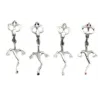 Eidechse Bauchnabelpiercing ohne Ball, super-sympa. bijouxbijoux.ch