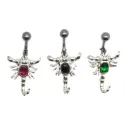 piercing de nombril scorpion de qualité .- bijouxbijoux.ch