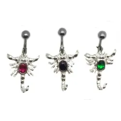 piercing de nombril scorpion de qualité .- bijouxbijoux.ch