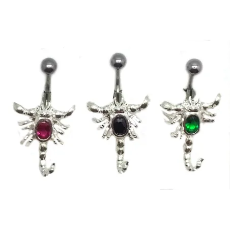 piercing de nombril scorpion de qualité .- bijouxbijoux.ch