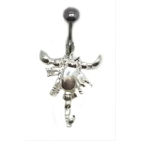 super piercing  de nombril scorpion de qualité .- bijouxbijoux.ch