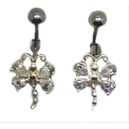 piercing papillon pour nombril de qualité.- bijouxbijoux.ch