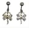 piercing papillon pour nombril de qualité.- bijouxbijoux.ch