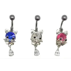 Piercing nonmbril Katze 316L - bijouxbijoux.ch