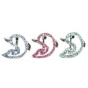 magnifique piercing Dauphin avec cristaux de couleur.-bijouxbijoux.ch