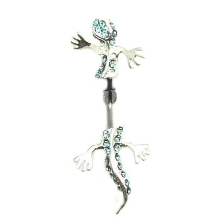 piercing de nombril tip top en forme de Gecko.-bijouxbijoux.ch