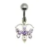 papillon pour piercing de nombril.-bijouxbijoux.ch