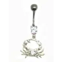 piercing de nombril crabe de qualité et pas cher du tout.-bijouxbijoux.ch