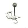 piercing de nombril cigogne porte bonheur.- bijouxbijoux.ch