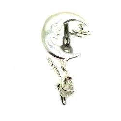 piercing de nombril croissant de lune avec une jolie fée,excellent rapport qualité-prix.-bijouxbijoux.ch