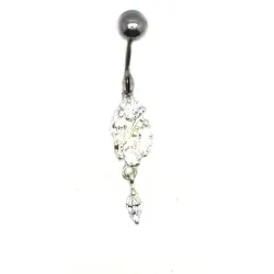 piercing de nombril très fin et très élégant.- bijouxbijoux.ch