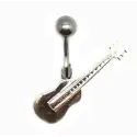 piercing de nombril Guitare arg massif .- bijouxbijoux.ch