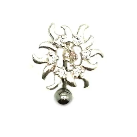 piercing de nombril de forme très attractive avec un prix absolument excellent.- bijouxbijoux.ch