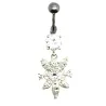 piercing de nombril avec des strass de haute qualité et bon prix.- bijouxbijoux.ch