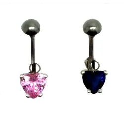 piercing de nombril avec un joli petit coeur avec un prix attractif.- bijouxbijoux.ch