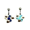 piercing de nombril en forme de fleur de top qualité et à un prix très sympa fait pour vous. - bijouxbijoux.ch