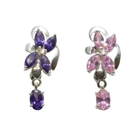 piercing de nombril en forme de jolie fleur de couleur.- bijouxbijoux.ch