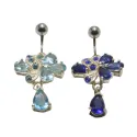 piercing de nombril ravissant en forme de fleur fait pour vous .-bijouxbijoux.ch