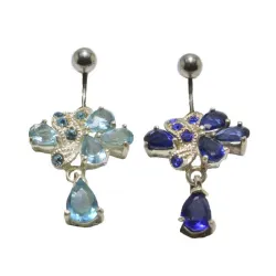 piercing de nombril ravissant en forme de fleur fait pour vous .-bijouxbijoux.ch