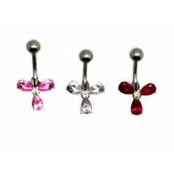 piercing de nombril avec de nombreux strass qui vous ravira certainement .-bijouxbijoux.ch
