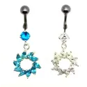 piercing de nombril fait pour vous,il est fait en acier chirurgical.-bijouxbijoux.ch