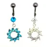 piercing de nombril fait pour vous,il est fait en acier chirurgical.-bijouxbijoux.ch