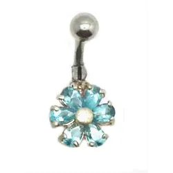 piercing de nombril,très mignon  avec 6 strass et super haute qualité .- bijouxbijoux.ch
