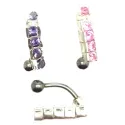piercing inversé pour le nombril en acier chirurgical et argent pour seulement 39 frs.-bijouxbijoux.ch
