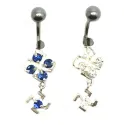 piercing de nombril en argent et acier chirurgical avec de nombreux strass pour 39 frs .-bijouxbijoux.ch
