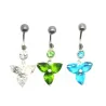 piercing de nombril avec des strass de couleur, pour 39 francs seulement chez bijouxbijoux.ch