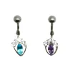 piercing de nombril en argent et acier chirurgical avec des strass pour 29 frs .-bijouxbijoux.ch
