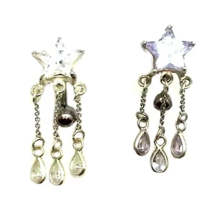piercing en acier et argent inversé pour votre nombril et pour seulement 39 frs chez bijouxbijoux.ch