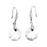 boucles d'oreilles en argent pas cher existe en transparent ou violet.-bijouxbijoux.ch
