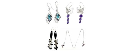 Boucles d'oreille argent