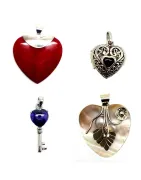 pendentif coeur argent