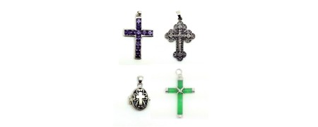 Pendentif croix argent