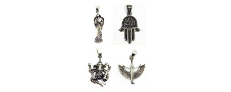 Pendentif religieux argent