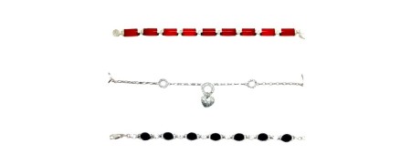 Bracelets en argent pour hommes et femmes