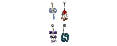 Piercing nombril pierre semi precieuse