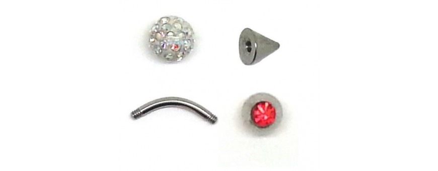 Piercings en pièces détachées 1,6 mm